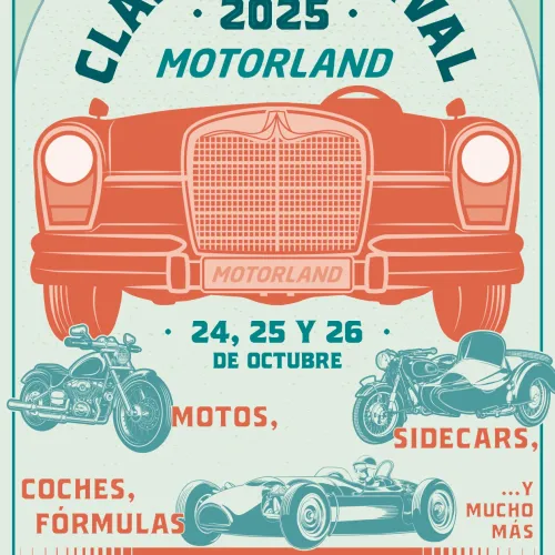 Cartel Classic Festival MotorLand Aragón 2025 Cartel Classic Festival MotorLand Aragón 2025