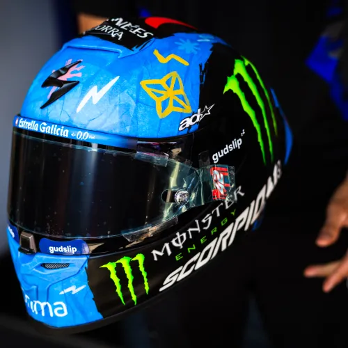 Diseño ganador 2025. Casco Alex Rins. Gran Premio de Aragón. Motorland Diseño ganador 2025. Casco Alex Rins. Gran Premio de Aragón. Motorland